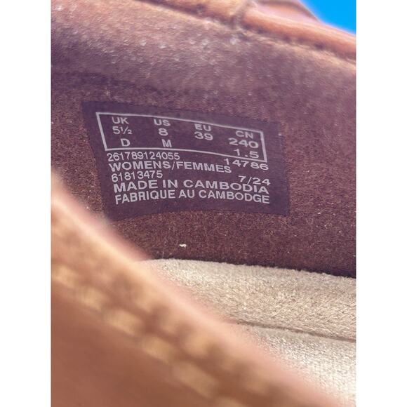 Clarks Women's Marilyn Nora Tan Leather Pump 8 M NWOB - Picture 6 of 6